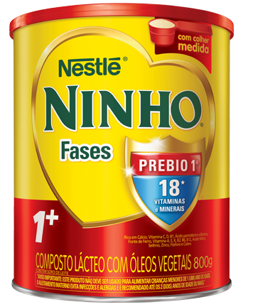 embalagem Nestlé Ninho® Fases+ 800g